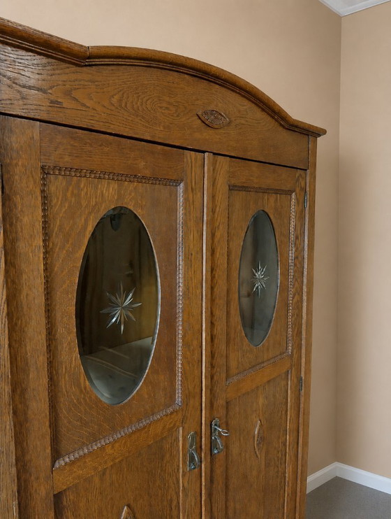 Image 1 of Small Art Deco wardrobe china cabinet buffet