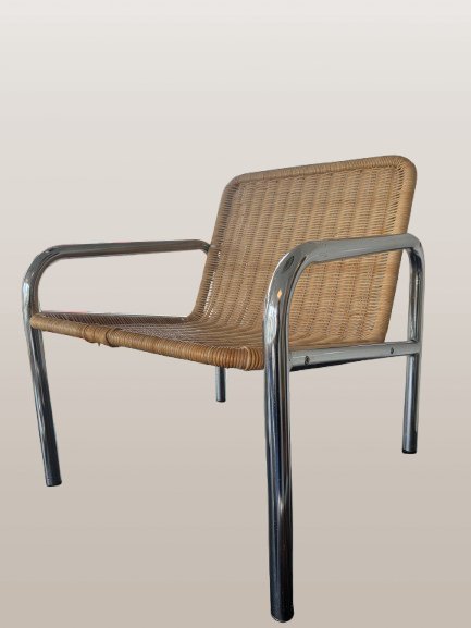 Fauteuil en rotin Dirk van Sliedrecht