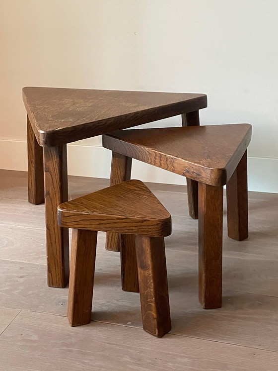 Image 1 of Brutalist 70’s nesting tables