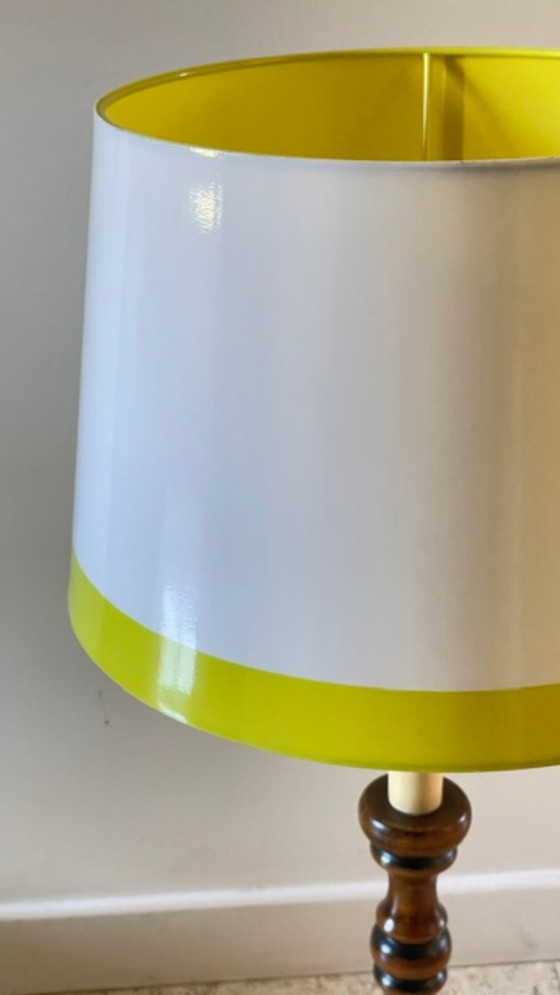 Lampada a Candeliere Effetto Noce Vintage – LUMILIGHT, Lampade da tavolo, Polyester (photo 11 of 17)