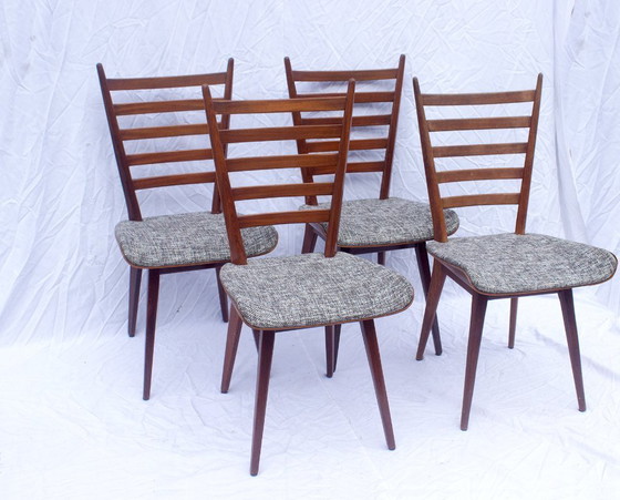 Image 1 of Juego de 4 sillas de comedor Pastoe