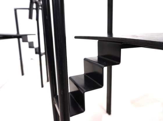 Image 1 of Ensemble de deux chaises de salle à manger KFF Trix Memphis par Karl Friedrich Förster, 1988