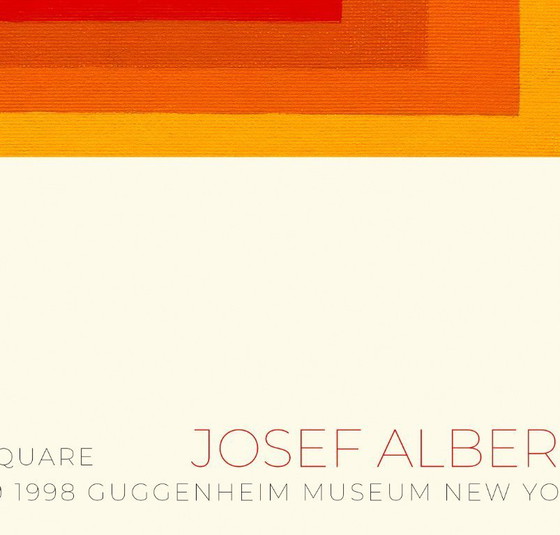 Image 1 of Josef Albers - Museo New York 1998 - Manifesto 70 x 100 cm