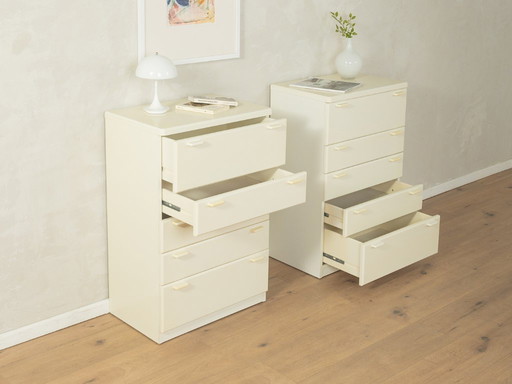 Klassische Kommoden im 2er-Set aus den 80er Jahren