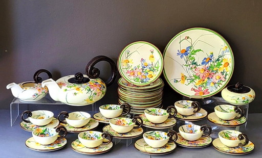 Tea/coffee service for 12 people, Giraud Vallauris, 50 minutes