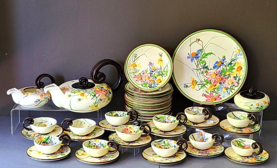 Image 1 of Tea/coffee service for 12 people, Giraud Vallauris, 50 minutes