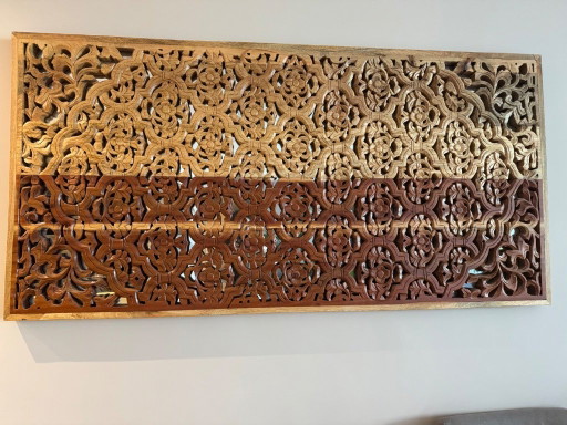 Œuvre d'art avec miroir