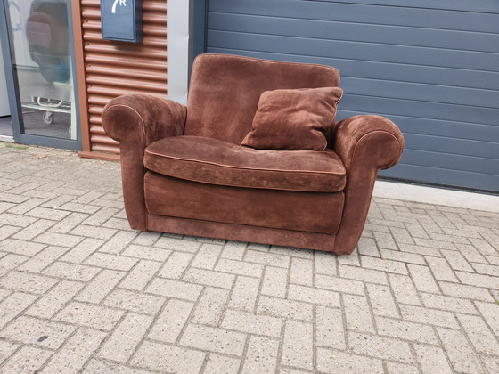 Image 1 of Baxter - Mickey Extra Armchair in Suede