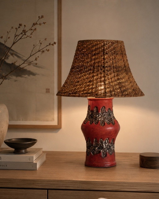 Vintage West Germany Fat Lava table lamp