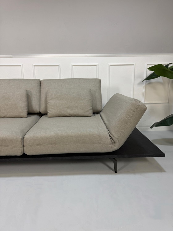 Image 1 of Rolf Benz Aura Sofa Beige Stoff Couch Relaxfunktion