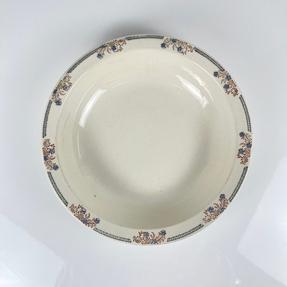 Image 1 of Ensaladera grande Longwy "Turin", 1950/70