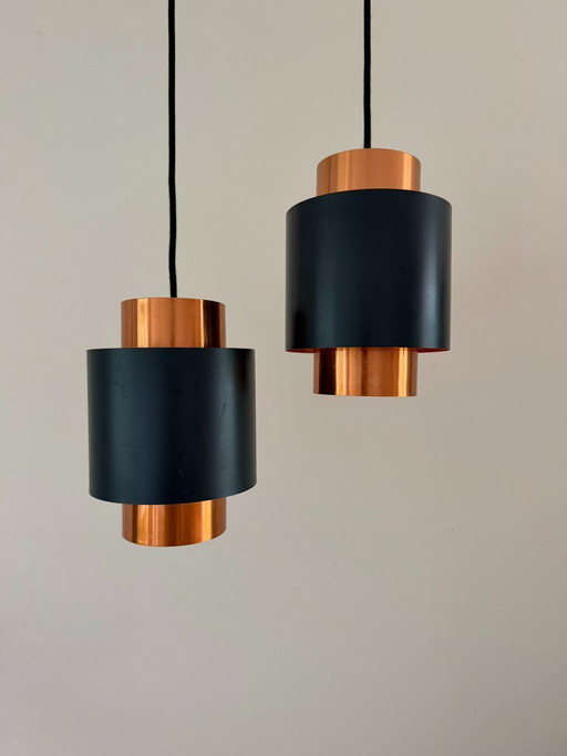 Vintage Set of Rare Fog & Morup Tunika Pendants - Jo Hammerborg - Danish Design Lamp
