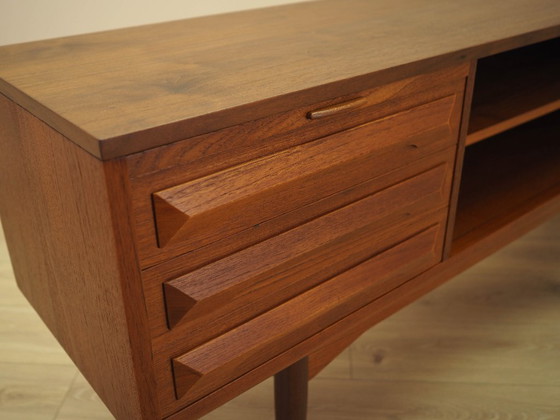 Credenza danese in teak con ripiani estraibili e cassetti, anni '70 – Credenze, Wood (photo 8 of 18)