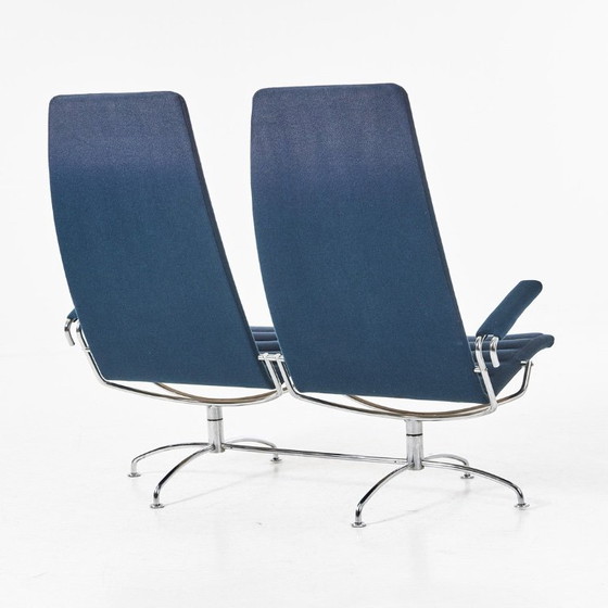 Image 1 of Jens Armundsen für Fritz Hansen – Sofa „SAS Chair“ – Verchromtes Metallgestell – Skandinavisches Designstatement