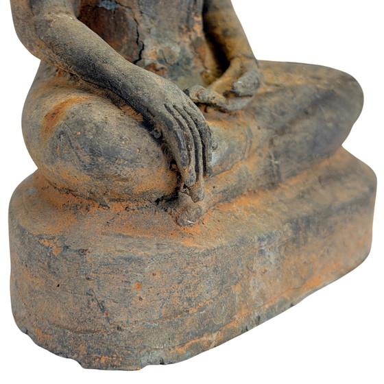 Buda Ayutthaya de bronce dorado – Tailandia, siglos XVII-principios del XVIII – Esculturas, Bronze (photo 6 of 11)