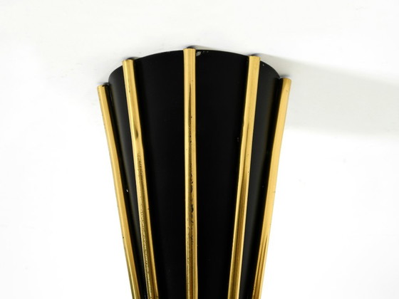 Beautiful Large 9-Arm Mid-Century Modern Brass Sputnik Ceiling Lamp – Chandeliers (photo 17 of 19)