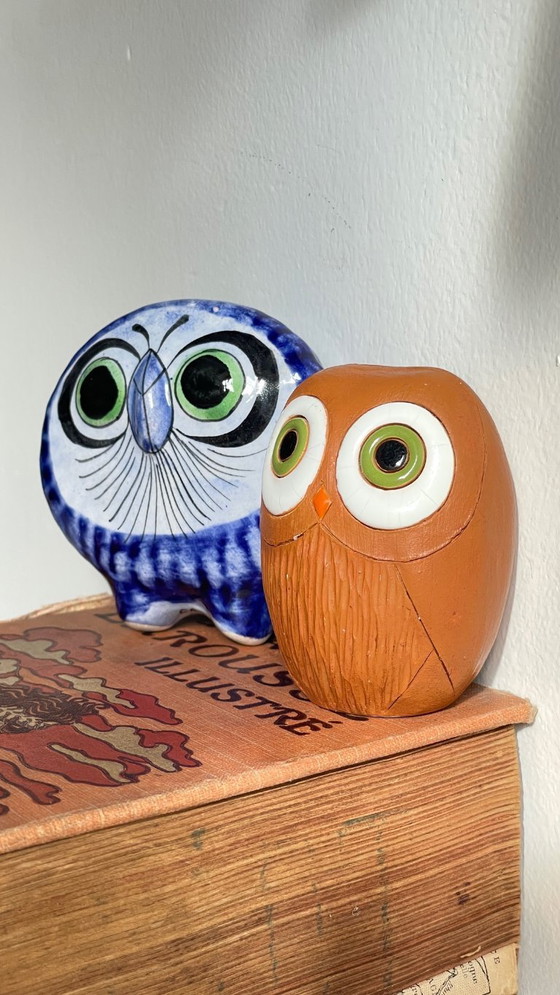 Image 1 of Gufi in ceramica vintage fatti a mano