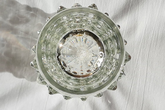 Pavel Pánek vase knobs “Spiky” pressed glass glassworks Heřmanova Huť / Sklo Union 70s (photo 10 of 14)