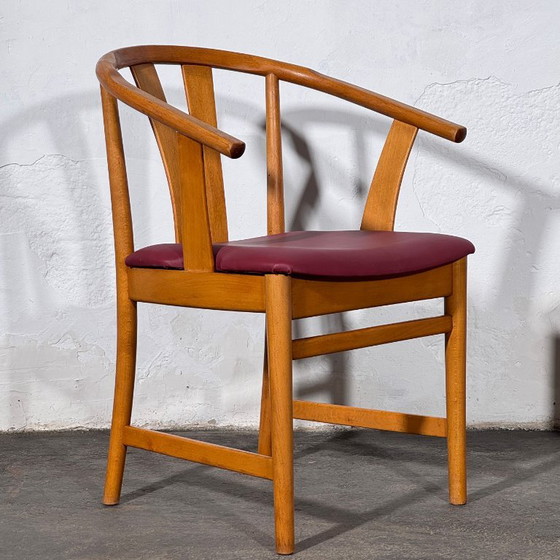 Set van 2 Carl-Ewert Ekström stoelen, paarse lederen bekleding, jaren 70 – Fauteuils, Leather (photo 11 of 11)