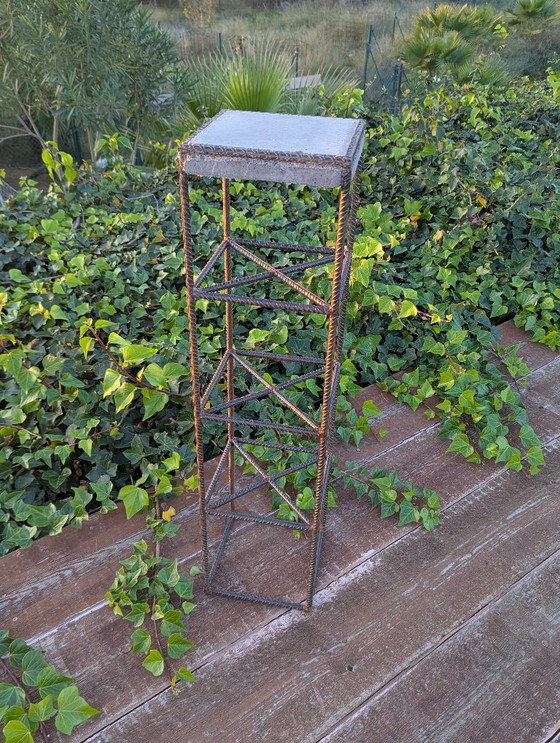 Image 1 of Präsentationstisch – Brutalistischer Stil – Skulpturales Möbelstück