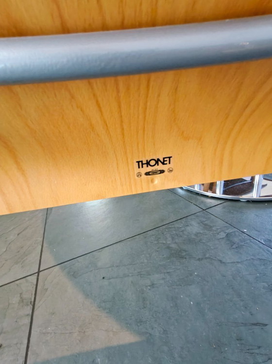 Image 1 of Thonet table with 6 chairs