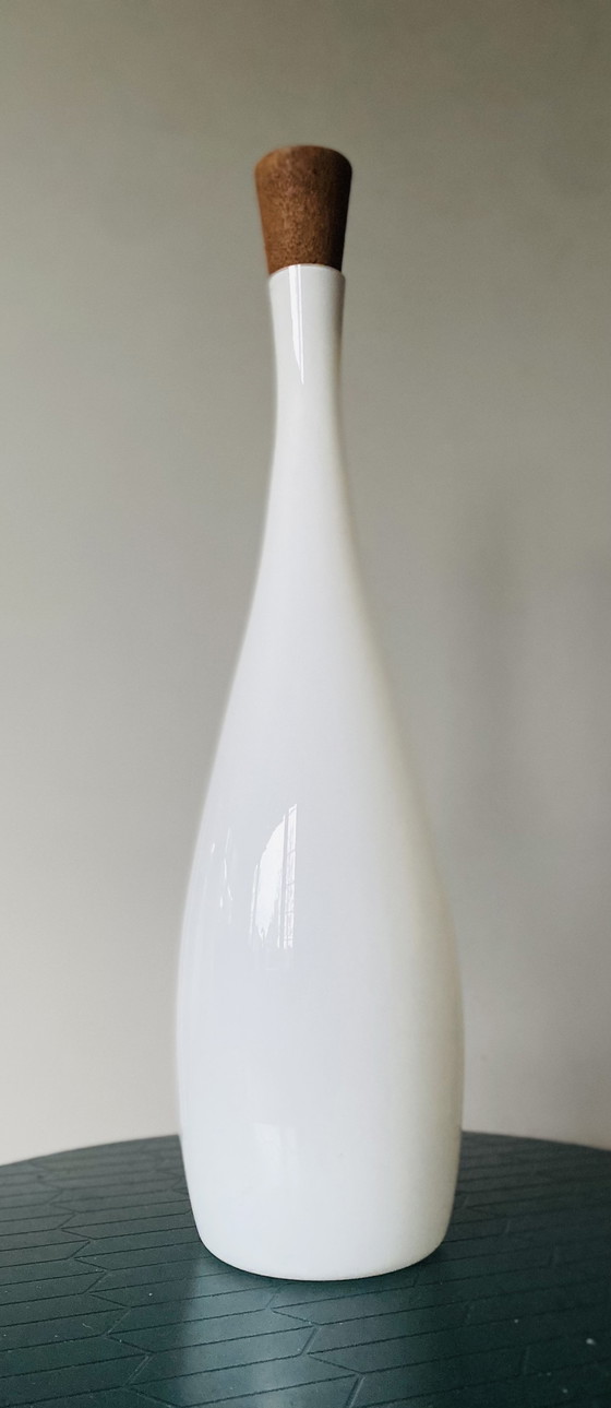 Image 1 of Jacob E Bang per Kastrup/Holmegaard Bottiglia alta opalina, 1957
