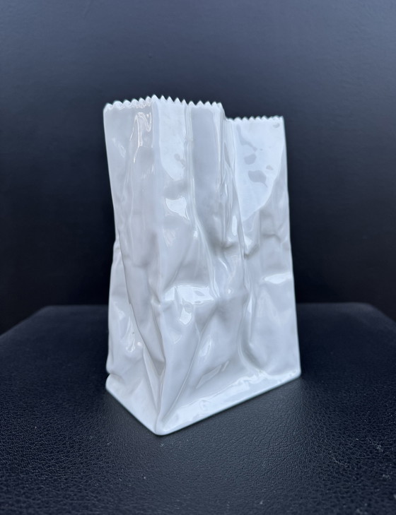 Image 1 of Tapio Wirkkala Rosenthal „Papiertüte“-Vase, 1970er Jahre