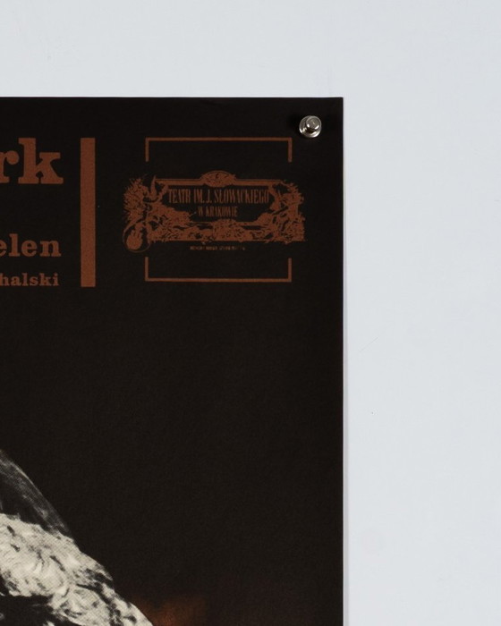 Niewolnik Kark – 1977 – Affiche de théâtre originale d'époque par M. Gorowski – École polonaise d'affiches – (photo 8 of 8)