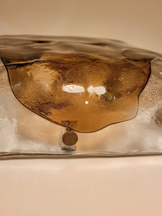 Image 1 of Gran lámpara de techo o de pared de cristal de Murano de Kaiser Leuchten