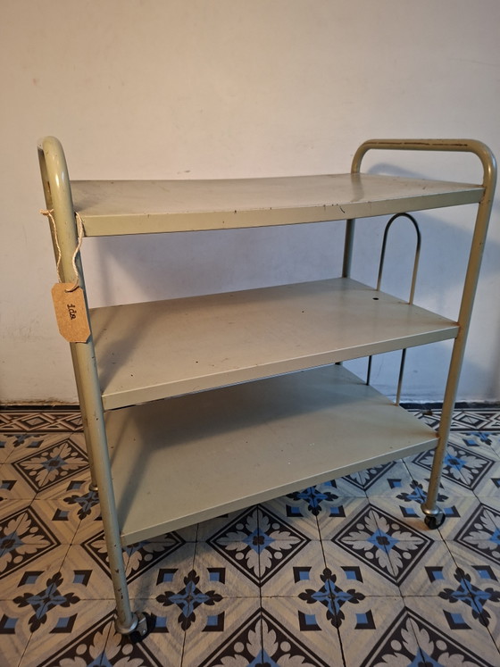 Carrello industriale, Tubax NV, Mid-century – Carrelli bar, Metal (photo 3 of 7)