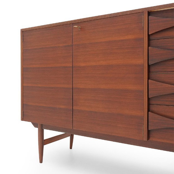 Image 1 of Mahogany sideboard with drawers, 1950s