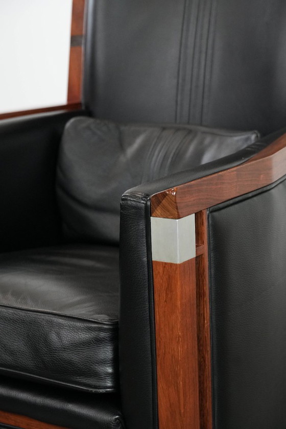 Image 1 of Sillón de diseño Art Déco negro de Schuitema de la serie Decoforma