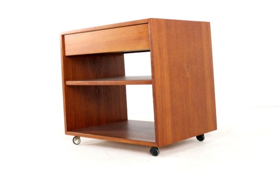 Image 1 of Double-sided side cabinet with drawer 'Menzin' vintage
