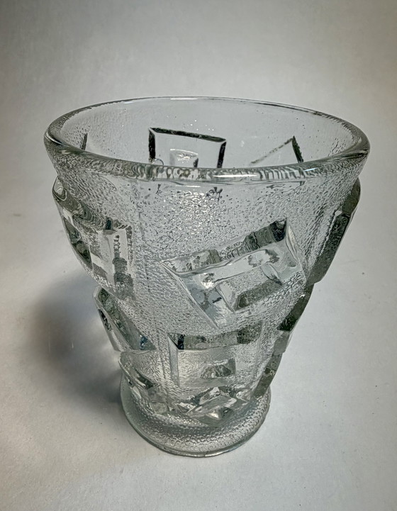 Image 1 of 4x Libochivice Art Deco glazen 