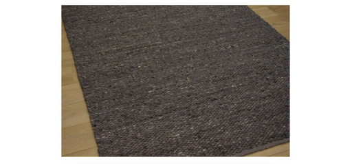 Tappeto Perletta in lana grigio / marrone