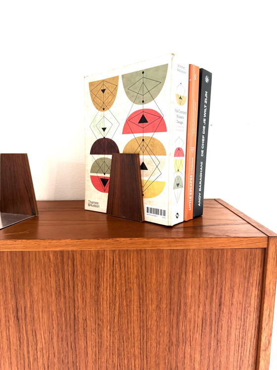 4 fermalibri vintage in palissandro, Kai Kristiansen '60 – Librerie, Wood, Metal (photo 2 of 5)