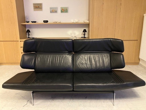 De Sede Ds-480 Designer Sofa Black Leather