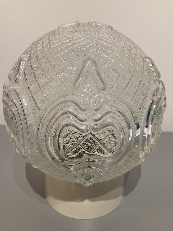 Image 1 of Lámpara de techo de cristal Art Decó HD