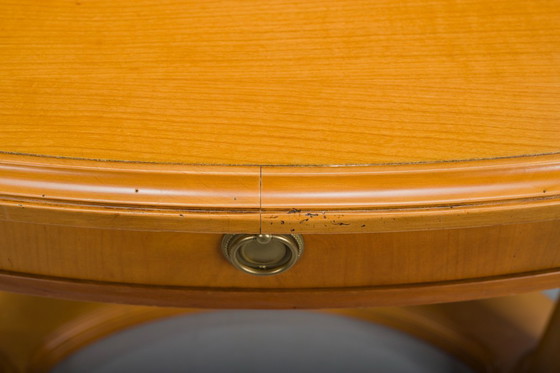 Image 1 of Biedermeier Frisiertisch und Sessel aus Wolkenstein, Italien, 2er-Set