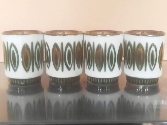 Image 1 of Vintage koffiekan met 4tassen 