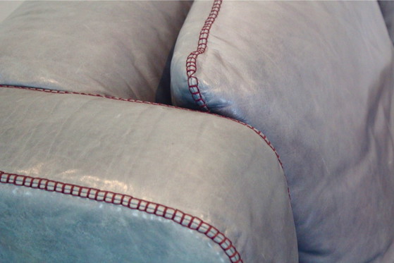 Poltrone in Pelle Grigia di Paola Navone, Grigio (foto 3 di 11)