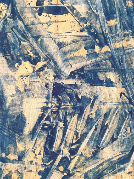 Jürgen Angeler - Blue Golden Seahorse – Paintings & Drawings, Canvas (photo 14 of 30)