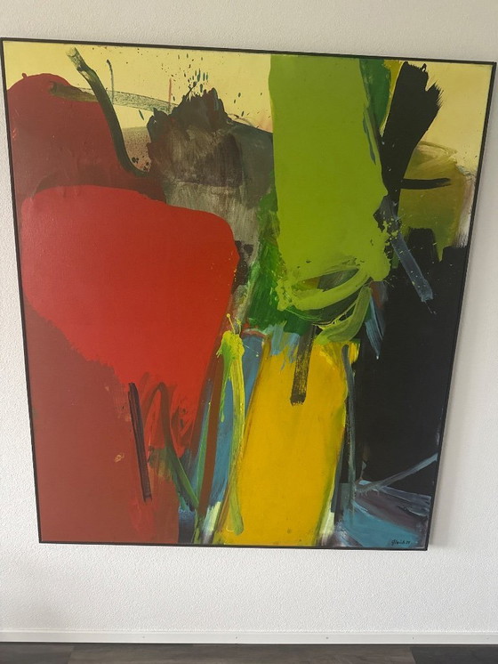 Image 1 of Joanna Gleich – Abstract schilderij (150 × 130 cm), februari 2001)