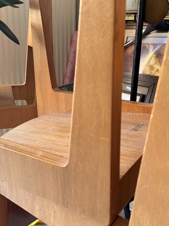 3 chaises en bois TOM – T.O.M., Chaises de salle à manger, Wood (photo 5 of 5)