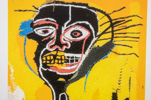 Jean-Michel Basquiat. Numbered color serigraph. 1990's.