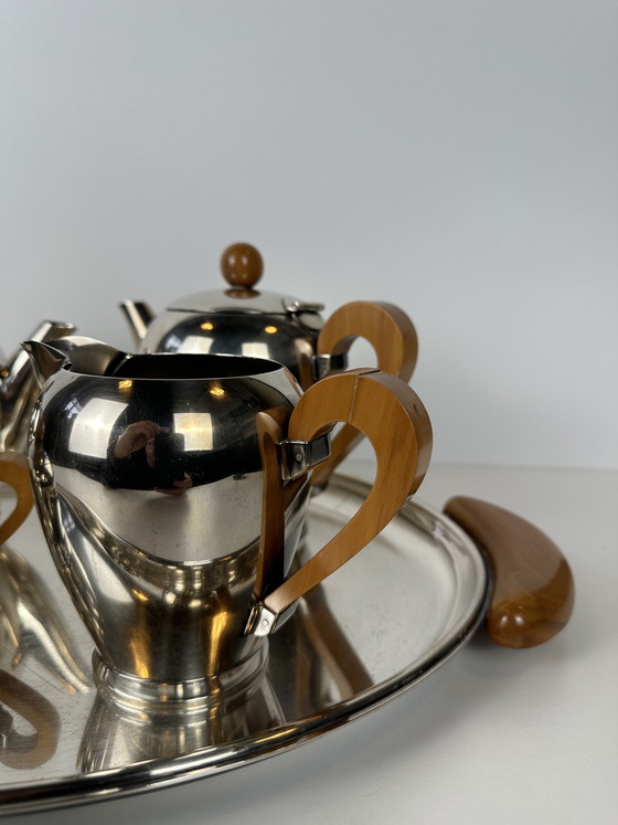 Image 1 of Alessi versilbertes Kaffee-/Teeset