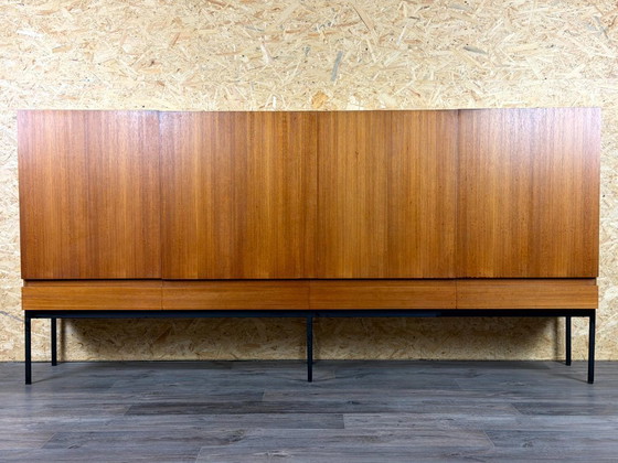Image 1 of Credenza alta in teak anni '60/'70, modello B60 di Dieter Waeckerlin per Behr.