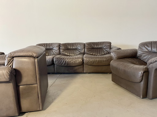3-Sitzer Sofa 2 Sessel Ds14 von de Sede