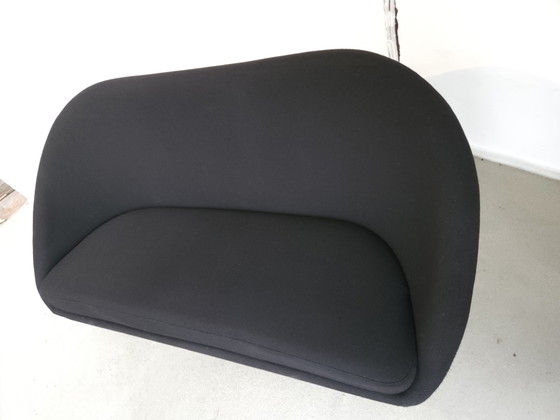 Canapé design Artifort F815 – Theo Ruth – Laine noire – Vintage – Canapés 2 places, Wool (photo 12 of 15)