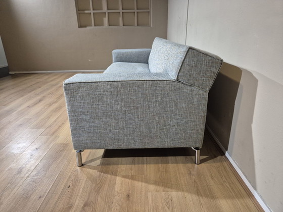 Image 1 of Jame Saar - 3 Seater Sofa - Turquoise - Fabric - Design